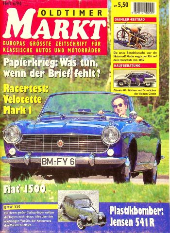 Deckblatt Oldtimer Markt (06/1994)